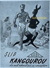 Publicite erby slip d'occasion  Cires-lès-Mello
