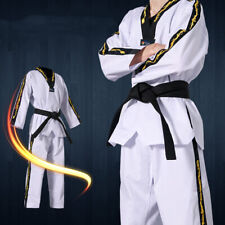 Uniforme de taekwondo coreano gola V uniformes Dobok Tae Kwon Do MMA artes marciais comprar usado  Enviando para Brazil