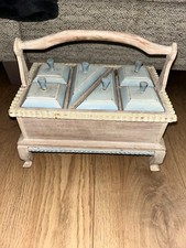 Vintage wooden handcrafted for sale  BRIDGWATER