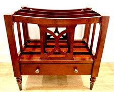 Bombaim Company carregador de madeira mogno/rack de vinil com gaveta – 2004 – sólido comprar usado  Enviando para Brazil
