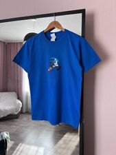 Camiseta gráfica azul vintage anos 00 Sega Sonic Pixel logotipo videogames filme P comprar usado  Enviando para Brazil