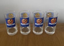 Vintage orangina glasses for sale  LEICESTER