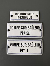 Anciennes petites plaques d'occasion  Fontaine