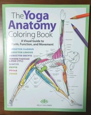 Yoga anatomy coloring for sale  Middleton