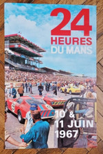 Affiche ancienne originale d'occasion  Le Mans