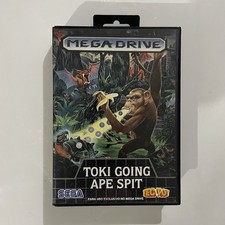 TOKI GOING APE SPIT JUJU TECTOY BRASIL SEGA MEGA DRIVE GENESIS COMPLETO NA CAIXA, usado comprar usado  Brasil 