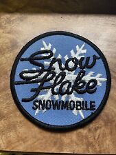 Snowflake snowmobile patch for sale  Suffield