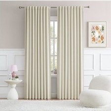 Cortinas DUALIFE 96 polegadas de comprimento bege creme para sala de estar 96Lx52W comprar usado  Enviando para Brazil