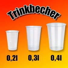 1000x trinkbecher einweg gebraucht kaufen  Bochum