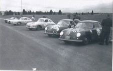 PORSCHE 356 LINE UP, TEMPORADA RACING NA ARGENTINA, FOTO DIGITAL POSTERIOR. comprar usado  Enviando para Brazil