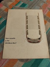 Micro bus brochure for sale Micro bus brochure for sale  BEDFORD