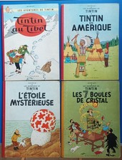 Lot albums tintin d'occasion  Levallois-Perret