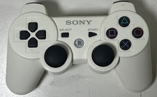 Testado FUNCIONA Sony Playstation 3 PS3 Controle Dualshock3 Sixaxis Branco Fabricante de Equipamento Original  comprar usado  Enviando para Brazil