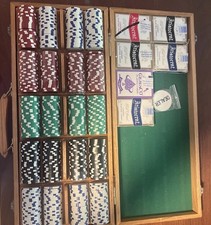 Poker set chips for sale  Brockton