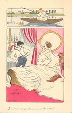 Cpa illustrateur signe d'occasion  Claira