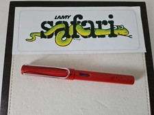 Lamy safari rot gebraucht kaufen  Elmshorn
