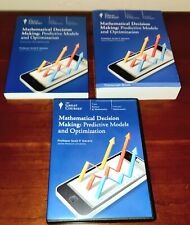 Great Courses Mathematical Decision Making Models DVD +  Transcript + Guidebook  comprar usado  Enviando para Brazil