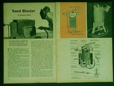 Sand blaster 1953 for sale  Diamond Point