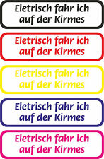Aufkleber eletrisch fahr gebraucht kaufen Aufkleber eletrisch fahr gebraucht kaufen  Geislingen an der Steige