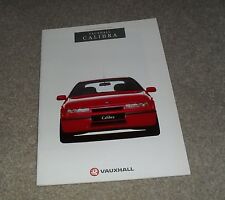 Vauxhall calibra brochure for sale  FAREHAM