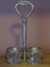 Jugendstil gewürzmenage 925 gebraucht kaufen  Deutschland