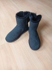 Schwarze winterstiefel ugg gebraucht kaufen  Bielefeld