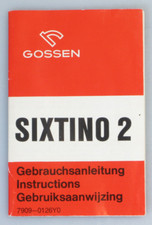 Gossen bedienungsanleitung anl gebraucht kaufen  Berlin