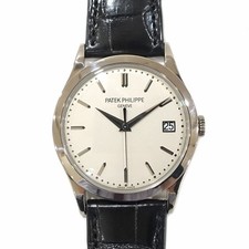 Patek Philippe Calatrava 5296G-010 branco opalino 750 K18WG automático masculino #U098 comprar usado  Enviando para Brazil