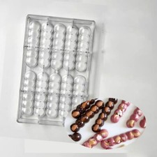 Barra de chocolate longa semicircular cabaça PC plástico noz e molde de chocolate seco comprar usado  Enviando para Brazil