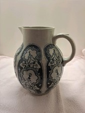 Vintage tonkrug blau gebraucht kaufen  Düsseldorf