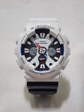 Relógio Casio G-Shock GA-120TR tricolor branco resistente a choques 200m impermeável RARO comprar usado  Enviando para Brazil