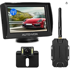 AUTO-VOX M1W Bezprzewodowy zestaw kamer cofania, monitor LCD 4,3'', Czarny, Zestaw bezprzewodowy na sprzedaż  Wysyłka do Poland