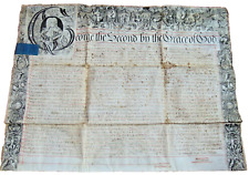 1743 handwritten manuscript for sale  CHESTERFIELD