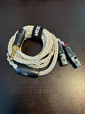 Cabo de fone de ouvido Meze balanceado banhado a prata premium | Mini XLR para 4,4 mm | 4,2 pés comprar usado  Enviando para Brazil