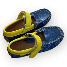 Sapatos femininos Venettini couro azul e amarelo tamanho 28 EUR / 10,5T EUA comprar usado  Enviando para Brazil