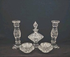 Bohemian crystal candle for sale  LONDON