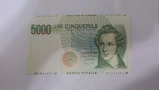 Banconota 5000 lire usato  Reggio Emilia