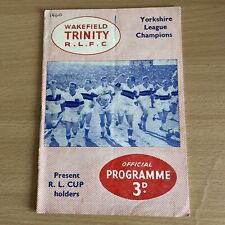 Rugby league programme for sale  BURTON-ON-TRENT