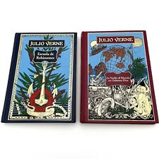 2 Julio Verne Books - Planeta DeAgostini 2005 HC Jules Verne Spanish comprar usado  Enviando para Brazil