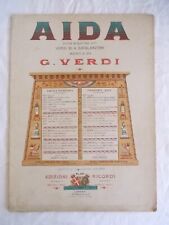 Aida opera atti usato  Lucca