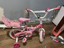 Bicicleta infantil Huffy Disney Princess, rodas de 12", idades 2-4 anos, porta-bonecas, nova comprar usado  Enviando para Brazil