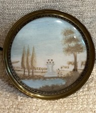 Usado, Antigo retrato memorial de cabelo vitoriano da década de 1830 miniatura ficha de amor comprar usado Usado, Antigo retrato memorial de cabelo vitoriano da década de 1830 miniatura ficha de amor comprar usado  Enviando para Brazil