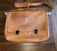Leather briefcase laptop for sale  Apex