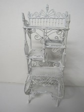 White metal shelf d'occasion  Expédié en Belgium