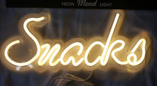 Snacks neon sign for sale  Onalaska