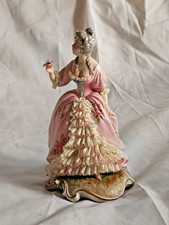 Capodimonte statuetta dama usato  Napoli