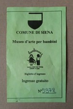 biglietto museo usato biglietto museo usato Poggibonsi