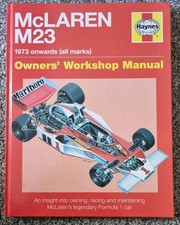 Mclaren m23 haynes for sale  WESTERHAM