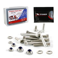Ajuste para Honda CT90 Trail 1966-1979 128 peças kit de parafusos de motor de aço inoxidável comprar usado Ajuste para Honda CT90 Trail 1966-1979 128 peças kit de parafusos de motor de aço inoxidável comprar usado  Enviando para Brazil