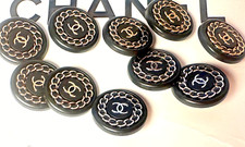 Chanel buttons black for sale  NEWCASTLE UPON TYNE